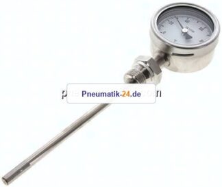 Bimetallthermometer, senkrecht D63/0 bis +100°C/160mm