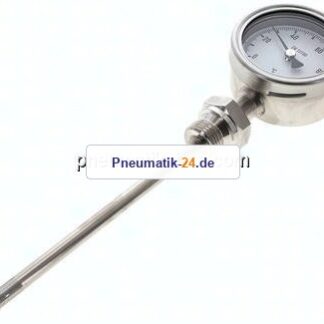 Bimetallthermometer, senkrecht D63/0 bis +100°C/160mm