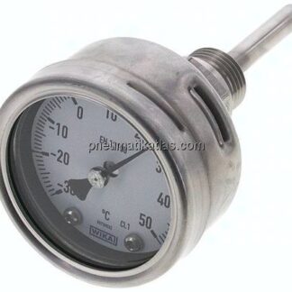 Bimetallthermometer, waagerecht D63/-30 bis +50°C/63mm