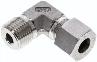 Winkel-Schneidringverschraub. NPT 1/2"-12 S (M20x1,5), 1.4571