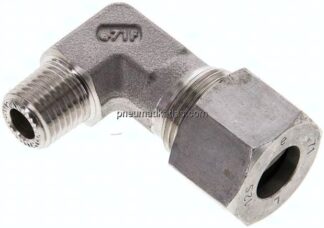 Winkel-Schneidringverschraub. NPT 1/4"-12 S (M20x1,5), 1.4571