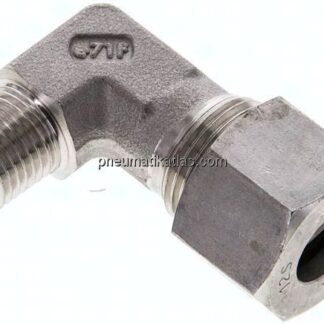 Winkel-Schneidringverschraub. NPT 1/4"-12 S (M20x1,5), 1.4571