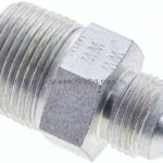 Doppelnippel NPT 3/4"-UNF 3/4"-16(JIC), Stahl verzinkt