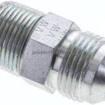 Doppelnippel NPT 3/4"-UN 1-1/16"-12(JIC), Stahl verzinkt
