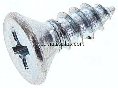 Kreuzschlitz-Schraube 4,8 x 13 mm zur Schlauchbefestigung