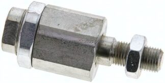 Flexokupplung M 12x1,25, Stahl verzinkt