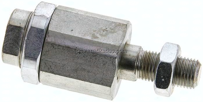 Flexokupplung M 12x1,25, Stahl verzinkt
