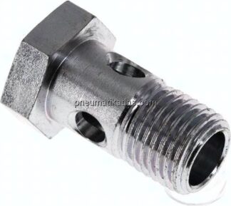 Hohlschraube 1-fach, M 14x1,5, Stahl verzinkt