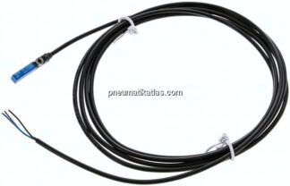T-Nut (5mm) Zylinderschalter, 3-Leiter-Reed-Sensor, gelbe LED
