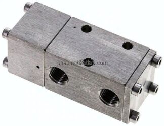 3/2-Wege (NC/NO) Pneumatikventil, G 1/4", Federrückstellung