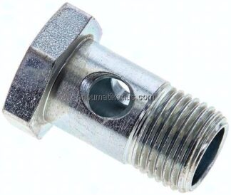 Hohlschraube 1-fach, M 16x1,5, Stahl verzinkt