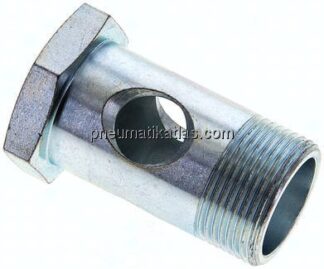 Hohlschraube 1-fach, M 26x1,5, Stahl verzinkt