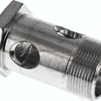 Hohlschraube 1-fach, M 30x1,5, Stahl verzinkt