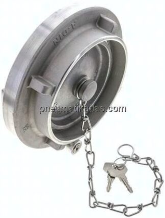 Storz-Blindkupplung 110-A (133mm), Aluminium (geschmiedet)
