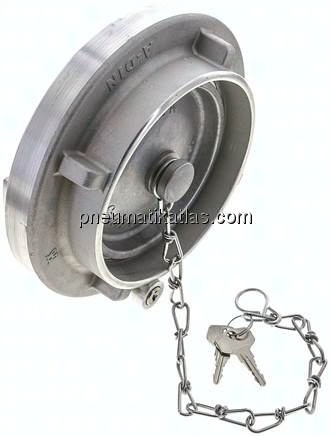 Storz-Blindkupplung 110-A (133mm), Aluminium (geschmiedet)