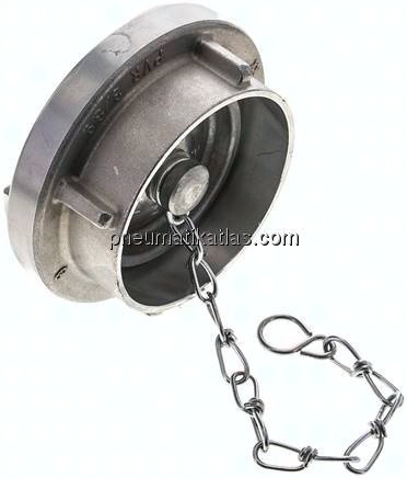 Storz-Blindkupplung 75-B (89mm), Aluminium (geschmiedet)