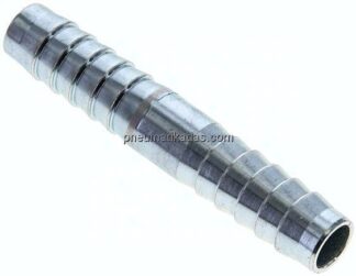 Schlauchverbindungsrohr 13 (1/2")mm-13 (1/2")mm, Stahl verzinkt