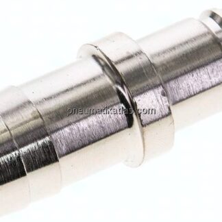 Kupplungsstecker (NW15) 25 (1")mm Schlauch, Messing vernickelt