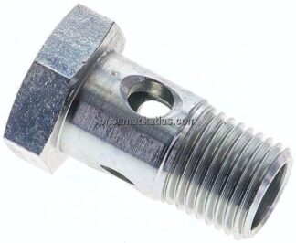 Hohlschraube 1-fach, G 1/4", Stahl verzinkt