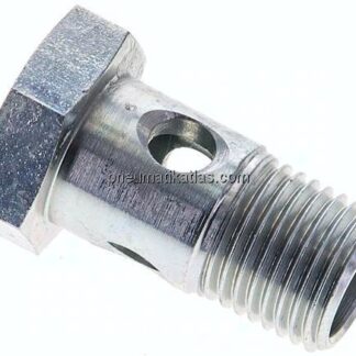 Hohlschraube 1-fach, G 1/4", Stahl verzinkt
