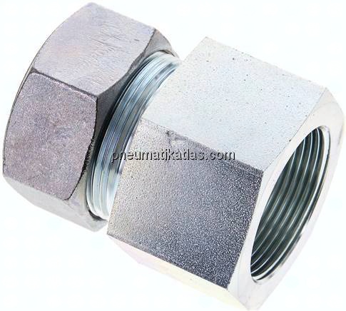 Aufschraub-Schneidringverschr. M 42x2-35 L (M45x2), Stahl verzinkt