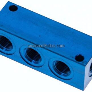 Verteilerleiste 4x G 1/8", Aluminium