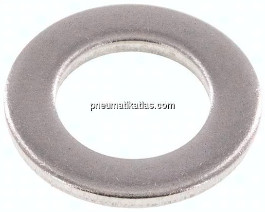 Unterlegscheibe, DIN 433, M 10 (10,5x18mm), Edelstahl A2