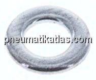 Unterlegscheibe, DIN 433, M 3 (3,2x6mm), Stahl verzinkt