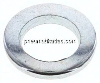 Unterlegscheibe, DIN 433, M x6 (6,4x11mm), Stahl verzinkt