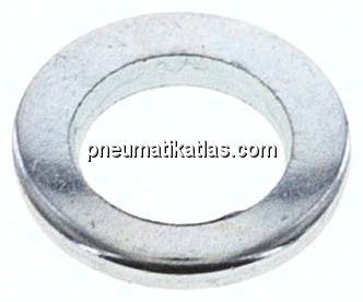 Unterlegscheibe, DIN 433, M x6 (6,4x11mm), Stahl verzinkt