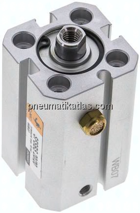 ISO 21287-Zylinder, einfachw., Kolben 20mm, Hub 20mm