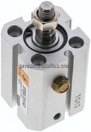 ISO 21287-Zylinder, einfachw., Kolben 20mm, Hub 10mm