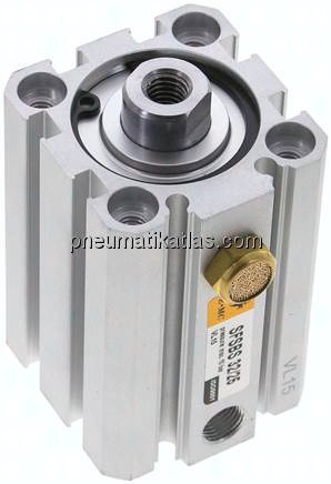 ISO 21287-Zylinder, einfachw., Kolben 32mm, Hub 25mm