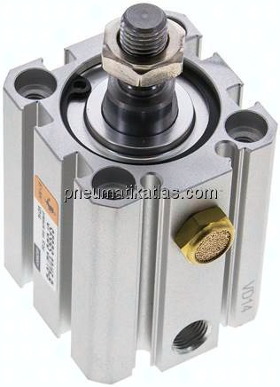 ISO 21287-Zylinder, einfachw., Kolben 32mm, Hub 15mm