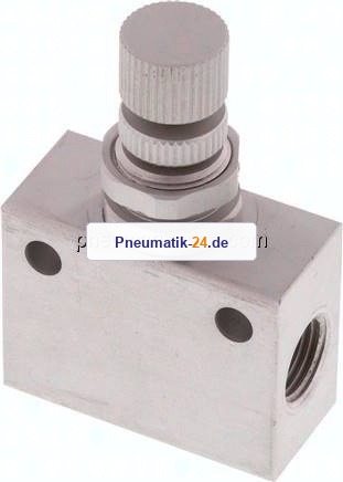 Block-Drosselrückschlagventil, G 1/8", Kompakt
