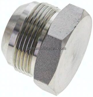 HD-Verschlussstopfen UN 1-5/8"-12(JIC), Stahl verzinkt
