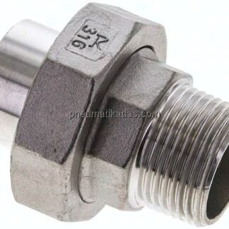 Anschweißverschraubung kon. dicht. R 1"(AG)-33,7mm