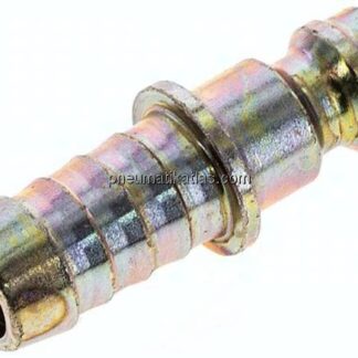 Kupplungsstecker (NW5) 8 (5/16")mm Schlauch, Stahl verzinkt