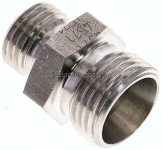 Reduzierverschraubung 12 L (M18x1,5)-8 L (M14x1,5), ohne Mutter & Schneidring, 1.4571