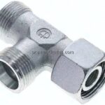 Einstellb. L-Schneidringverschraubung 20 S (M30x2), ohne Mutter & Schneidring, Stahl verzinkt