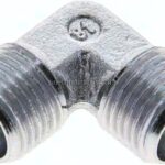 Winkel-Schneidringverschraubung 10 L (M16x1,5), ohne Mutter & Schneidring, Stahl verzinkt