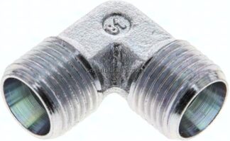 Winkel-Schneidringverschraubung 10 L (M16x1,5), ohne Mutter & Schneidring, Stahl verzinkt