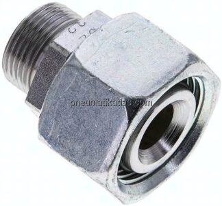 Reduziereinsatz 22 L-15 L (M22x1,5), ohne Mutter & Schneidring, Stahl verzinkt