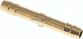 Schlauchverbindungsrohr 6 (1/4")mm-6 (1/4")mm, Messing