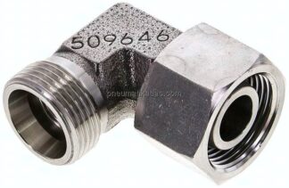 Einstellb. Winkel-Schneidringverschr. 20 S (M30x2), ohne Mutter & Schneidring, 1.4571
