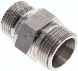 Gerade Schneidringverschr. G 3/4"-20 S (M30x2), ohne Mutter & Schneidring, 1.4571