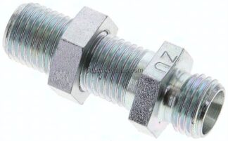Schott-Schneidringverschraubung 8 L (M14x1,5), ohne Mutter & Schneidring, Stahl verzinkt
