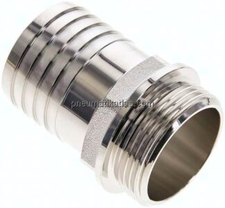Gewindetülle G 1-1/4"-38 (1-1/2")mm, Messing vernickelt