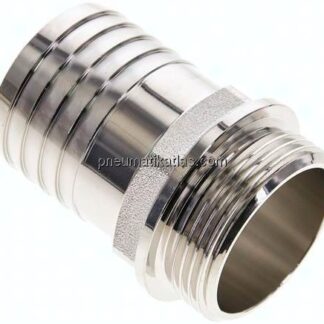 Gewindetülle G 1-1/4"-38 (1-1/2")mm, Messing vernickelt