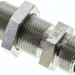 Schott-Schneidringverschraubung 15 L (M22x1,5), ohne Mutter & Schneidring, Stahl verzinkt